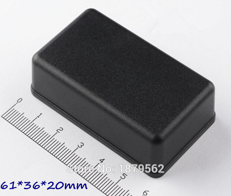 [2 kleuren] plastic project doos kleine doos voor elektronische kunststof behuizing ip55 lcd zwart abs aansluitkast 61*36*20mm
