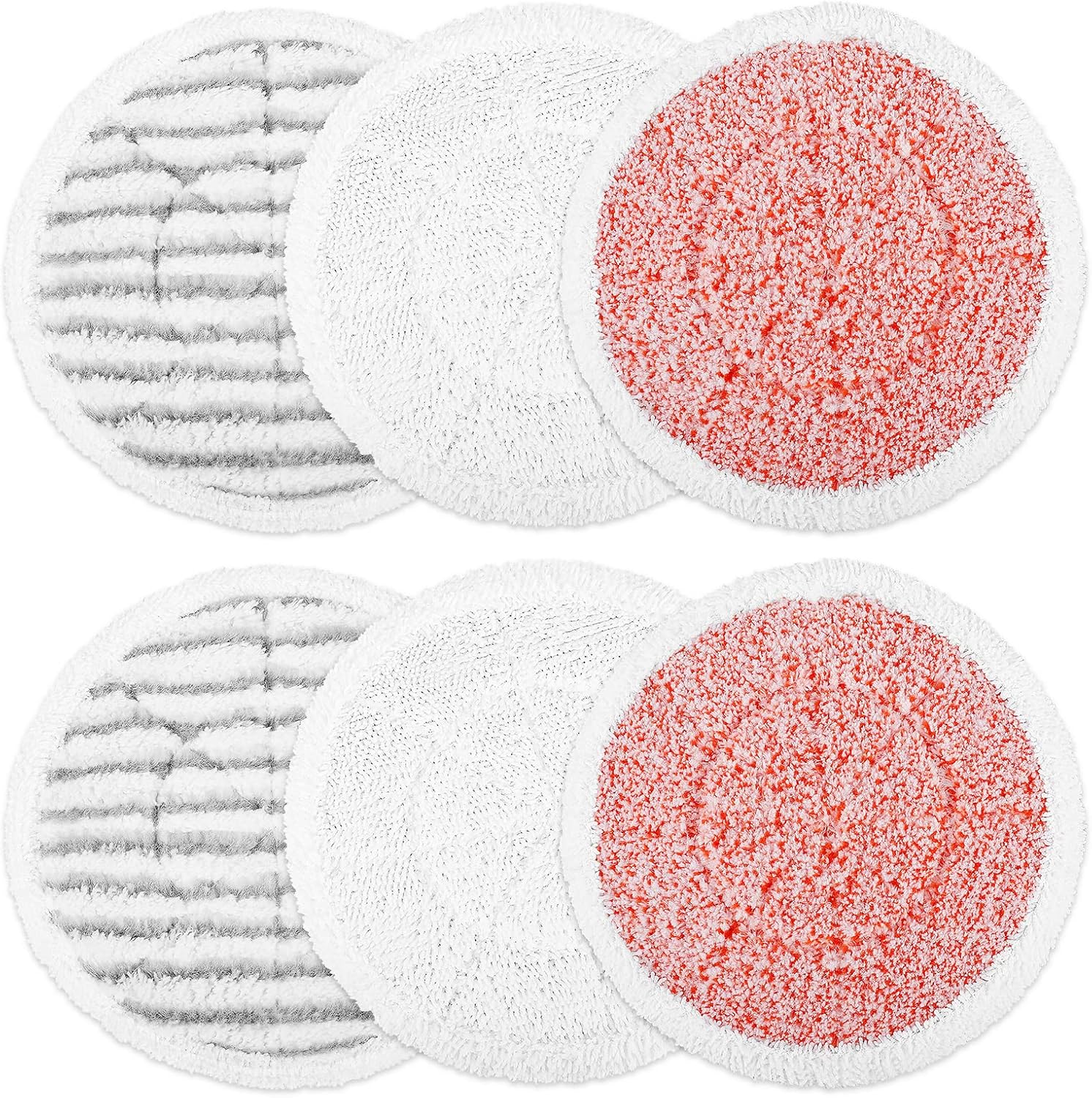 Ångmoppdynor för shark  s6002uk s7201uk s8201uk ångmopp, återanvändbara ång- och skrubbrengöringsdynor, ång- och skrubbdyna: Ljusgrön