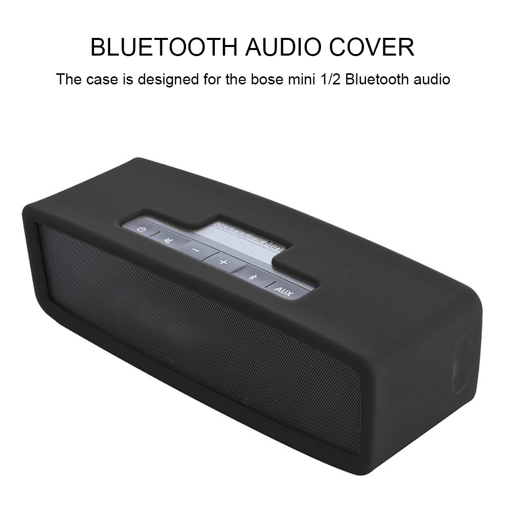 För bose sound link mini i/ii trådlös bluetooth-högtalare silikonskyddsfodral stötdämpande fallskyddshöljetillbehör