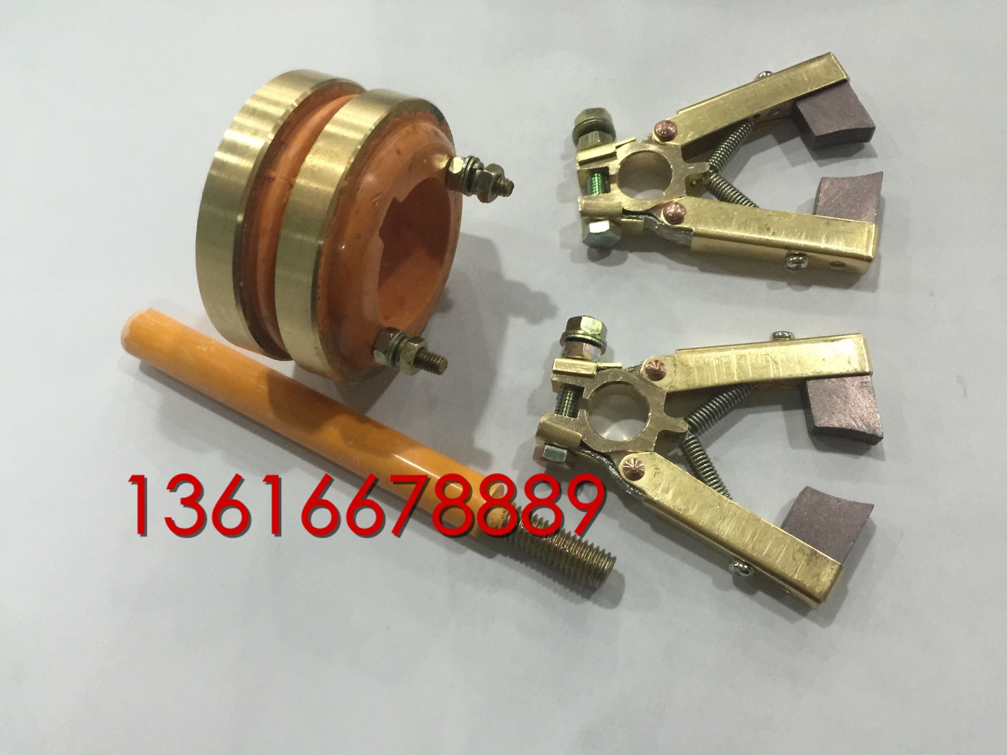 Slip Ring Koperen Ring Geleidende Ring Geleidende Slip Ring Twee 2-Kanaals Binnendiameter 20/25/30/35Mm