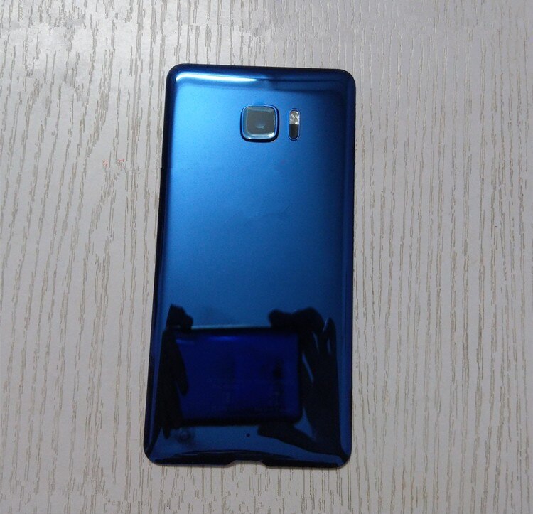 UUltra contraportada para HTC U Ultra 5,7 pulgadas carcasa Original de cristal de reparación de puerta trasera caja de batería de repuesto: Dark Blue