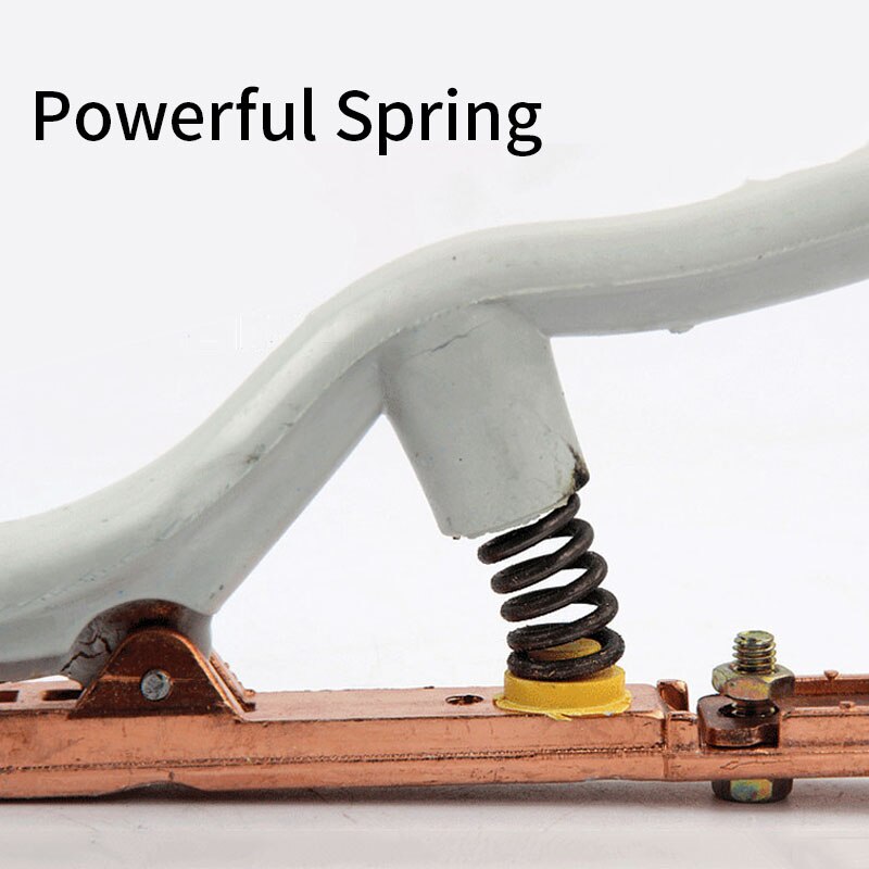 Svejseholder ren kobber smedning mund 800a anti skoldning anti faldende håndtag svejsetæng elektrisk svejse klemme