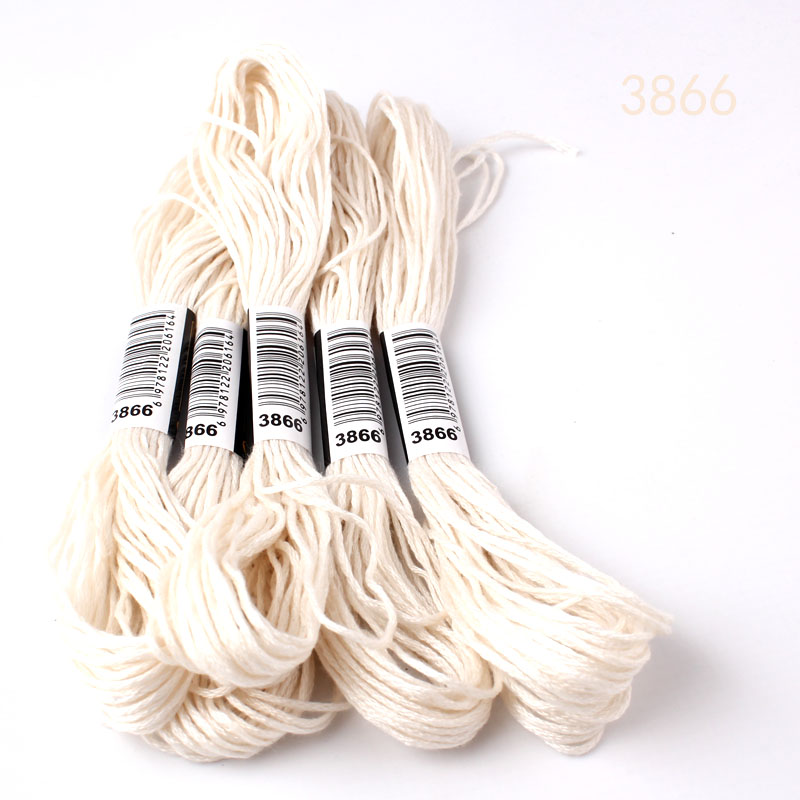 3859-10 sztuk nici robić haftu krzyżykowego / nici robić haftu krzyżykowego / nici niestandardowe kolory wszystkie kolory 447 kolorów nie6-3859-5200: Brązowy