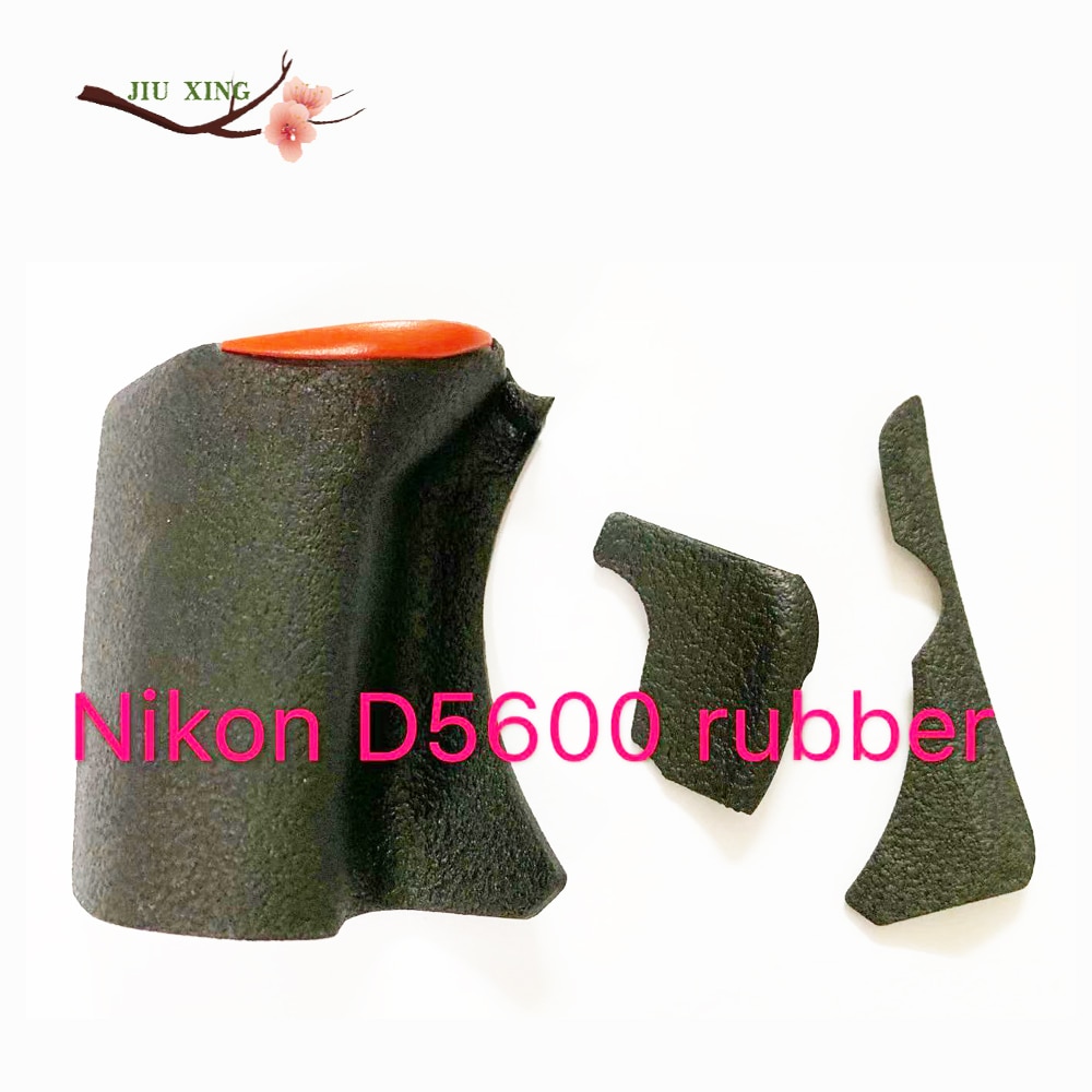 Original Repair Parts For Nikon D5600 Front Handle Grip Rubber Cover / Side Rubber / Thumb Rubber 3 pieces