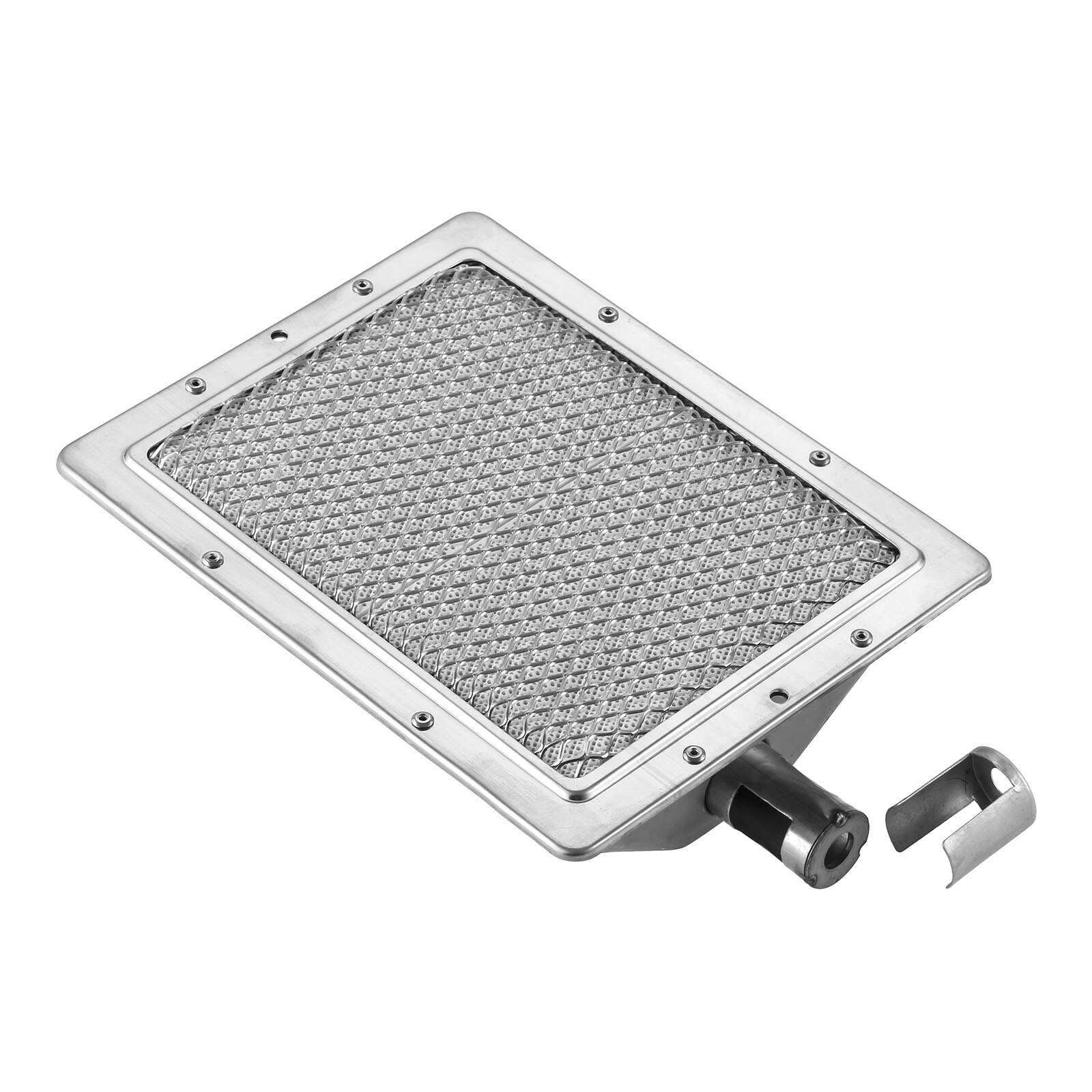 Infrared Heating Flame Ceramic Burner Head 8.66"x 6.69" /220x170mm 12000 BTU Rating BBQ Grill Stove Heater Burner Replace Part