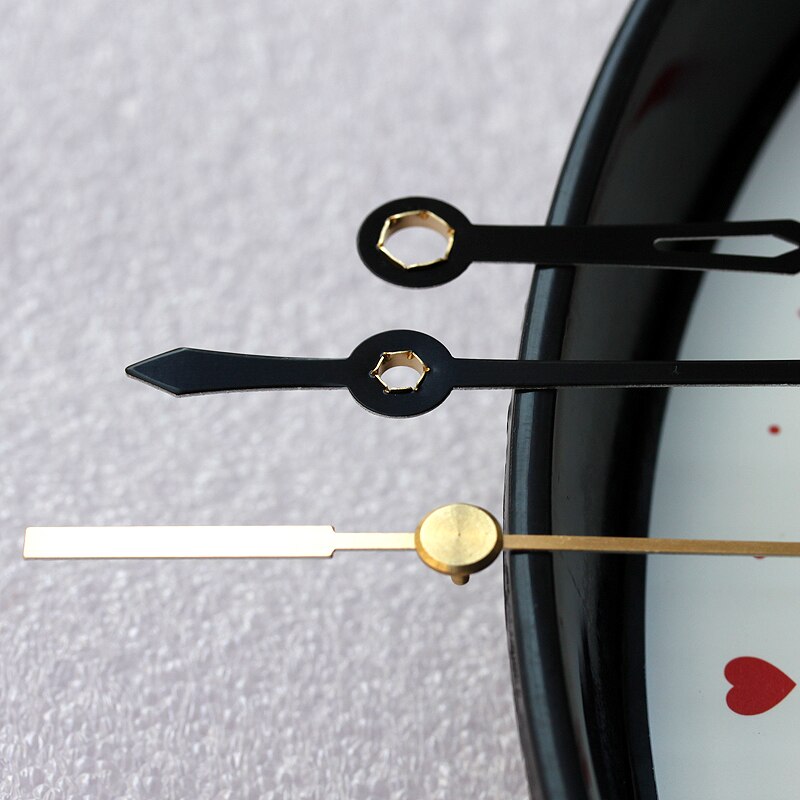 Ostar F333 Quartz Clock Movement DIY Wall Clock Accessory Kits with 16# black hands and nuts