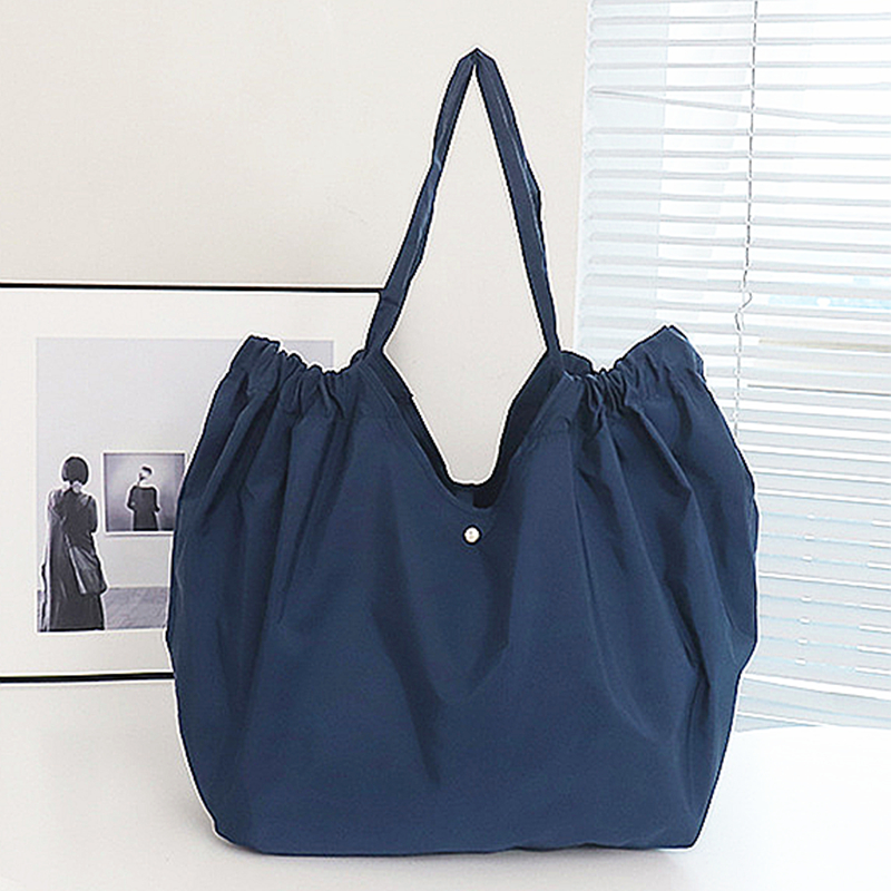 Frauen umwelt freundliche faltbare Einkaufstasche wieder verwendbare tragbare Handtasche Kordel zug Umhängetasche Lebensmittel Einkaufstasche Käufer Taschen
