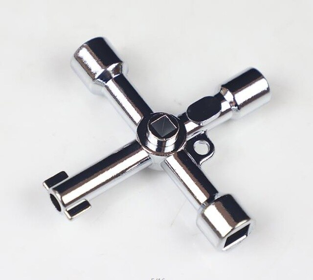 Multifunction Universal Triangle Wrench Key Plumber Keys Triangle For Gas Electric Meter Cabinets Bleed Radiators