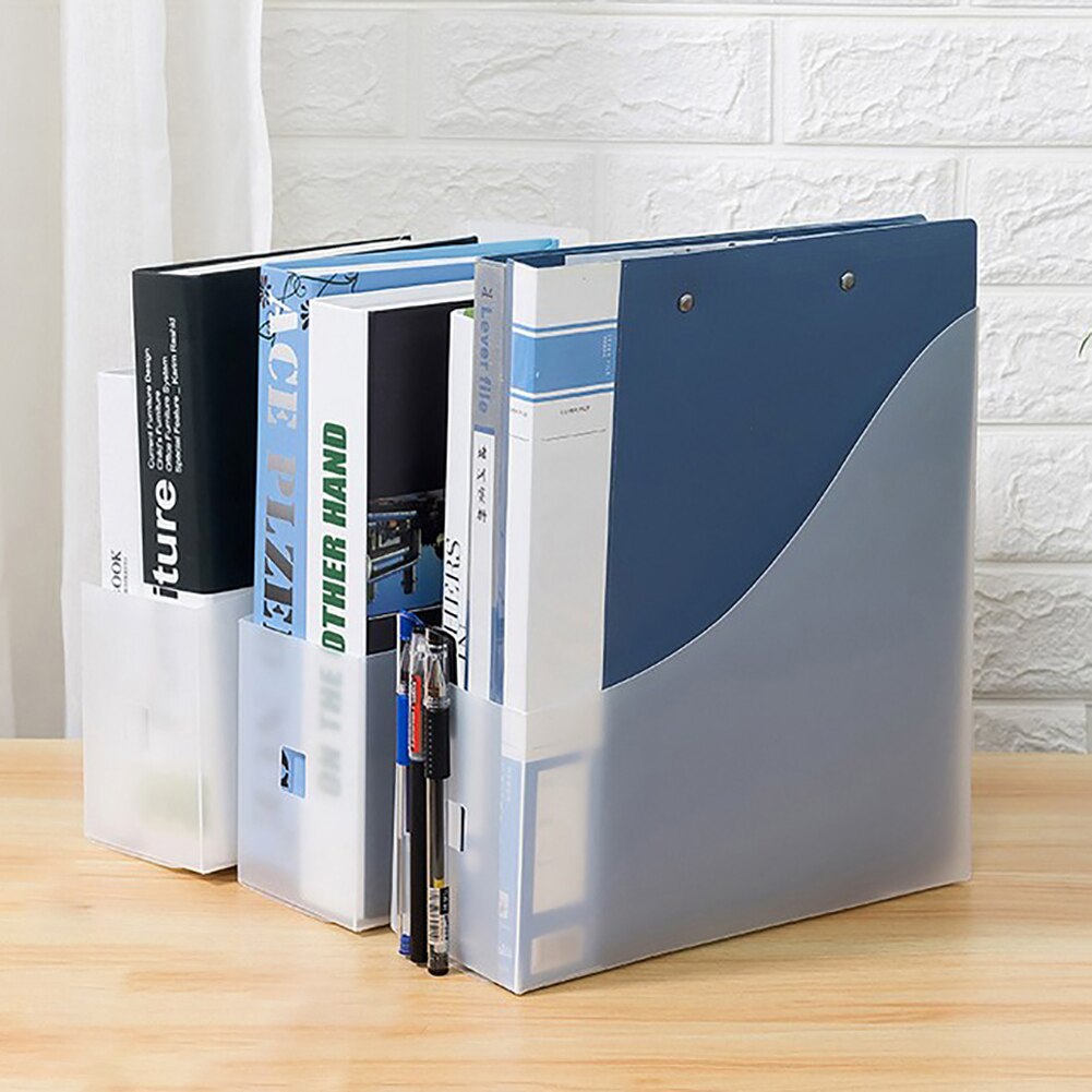 2/3/5Pcs Plastic File Holder Magazine Book Rack Document Tray Desktop Storage File Organizer Office School Supplies Stationery