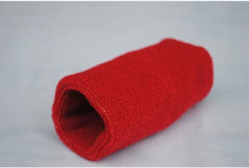 15cm basketball gym unisex sports cotton sweat with soft and comfortable wristband: Red