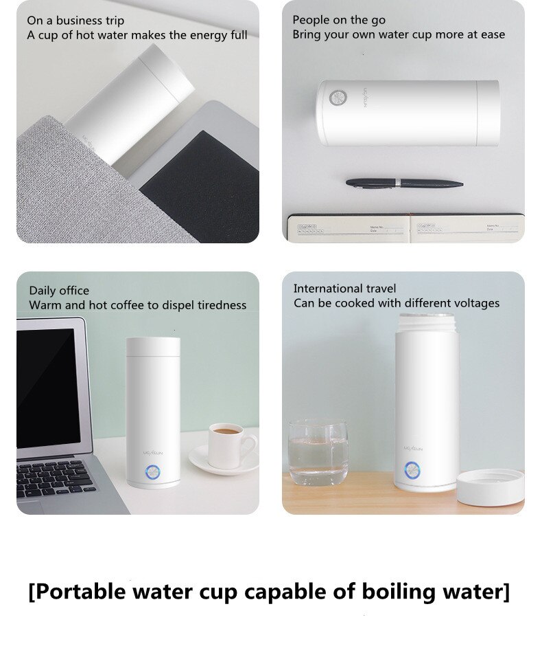 Xiaomi Mijia Draagbare Elektrische Waterkoker Thermische Cup Koffie Reizen Waterkoker Temperatuurregeling Smart Waterkoker Thermos