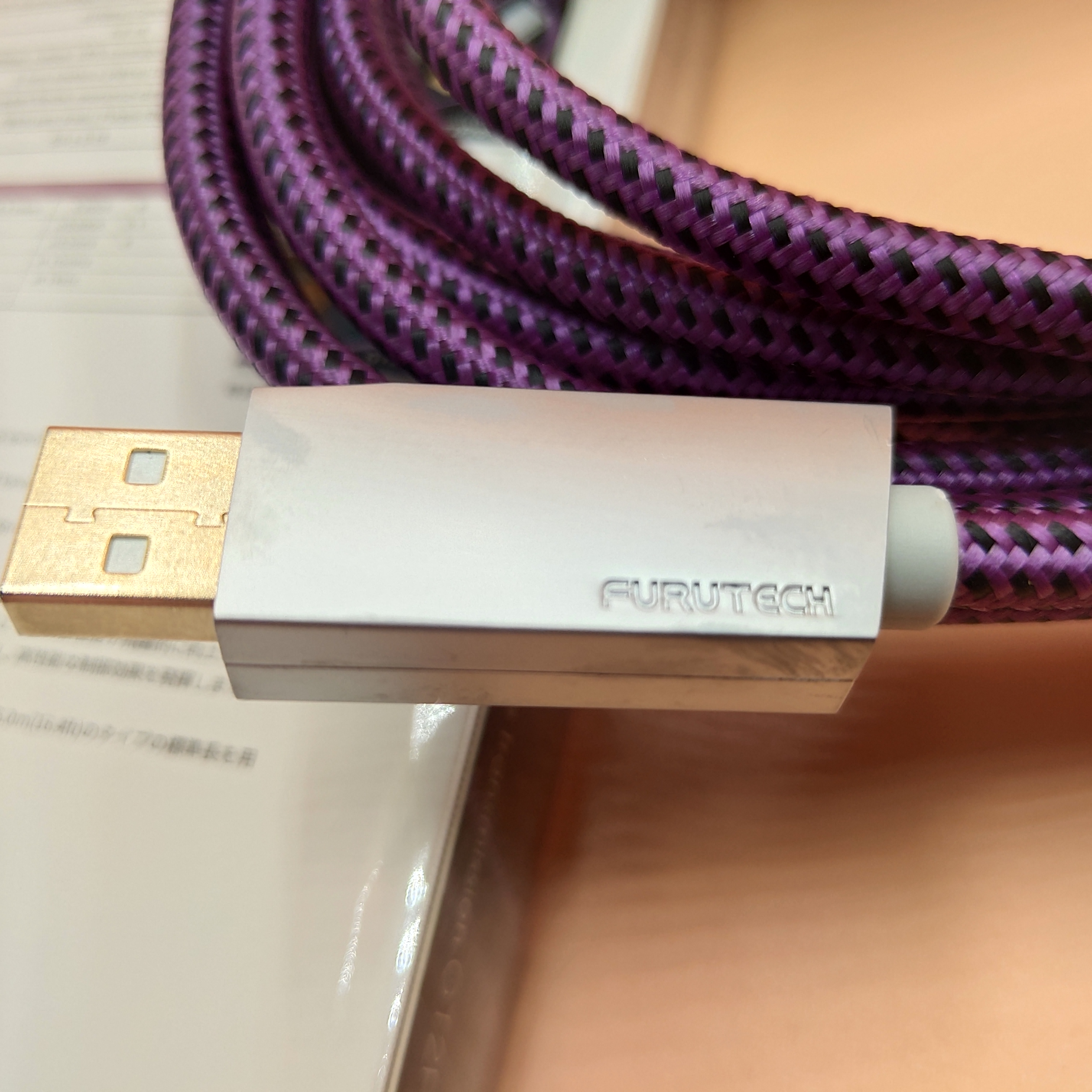 Cavo usb originale furukawa furutech  gt2 pro hifi audio grade tipo ab decoder dac cavo dati di fascia alta / giappone