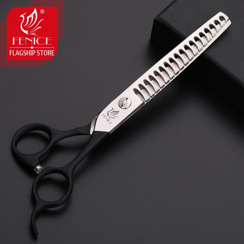 Fenice 6.75 inch Dog Thinning Scissors Pets Haircut Shears Thinning Rate 75% Japan 440C Stainless Steel