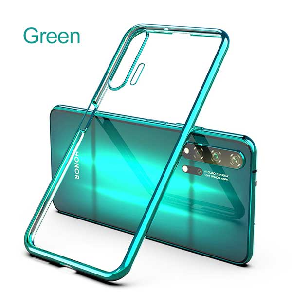 For Huawei Honor 20 Pro honor20 Pro Nova 5t Case Cover Silicone Shockproof soft cases on for Huawei Honor 20 v30 pro Transparent: Honor 20 Pro / Green