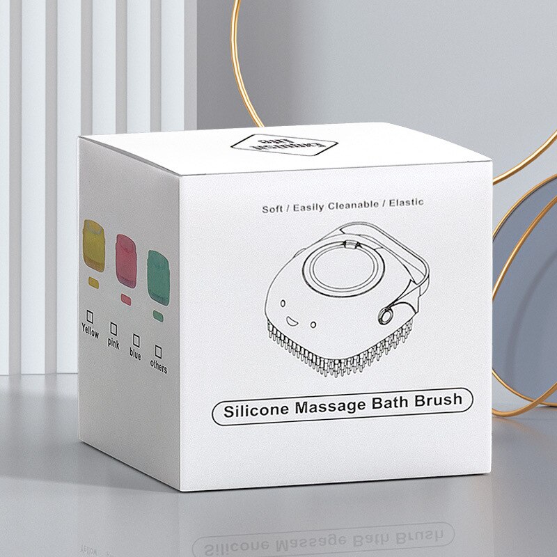 Droge Massage Borstel Solf Siliconen Peopel & Pet & Baby Bad Borstel Multifunctionele Kan In Shampoo Wassen vloeibare