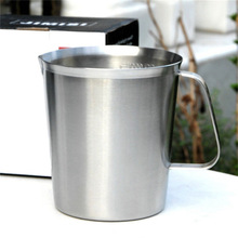 500-1000 ml Rvs Afgestudeerd Glas Vloeibare Maatbekers Voor Koken Coffe Apparaat Keuken Wijn Cup Bar tool