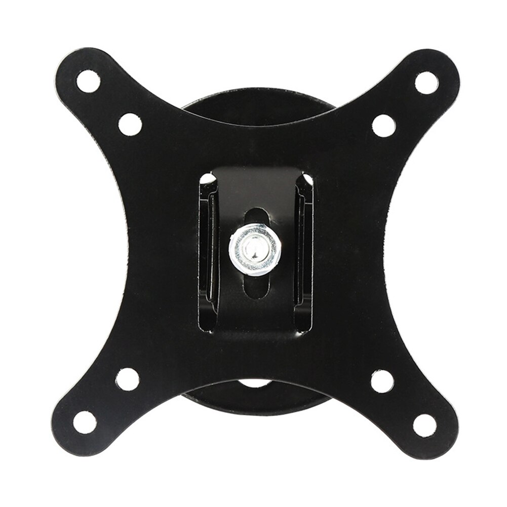Justerbart stål svart tv-veggfeste tilt hjem universal for datamaskiner brakett enkel montering skjermstativ holdbar holder svingbar