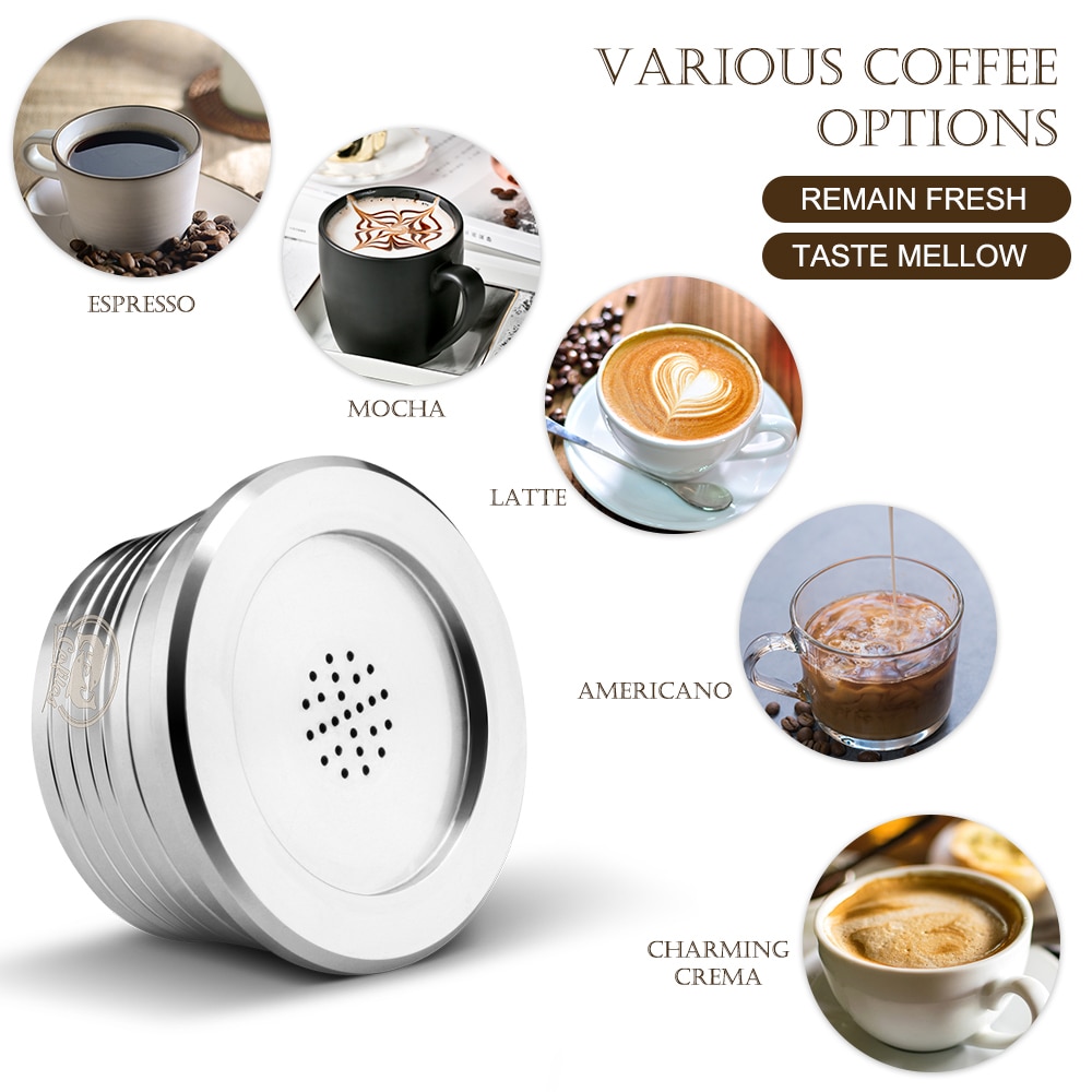 Herbruikbare Rvs Herbruikbare Koffie Capsules Koffie Capsule Cup Filter Compatibel Met Delta Q