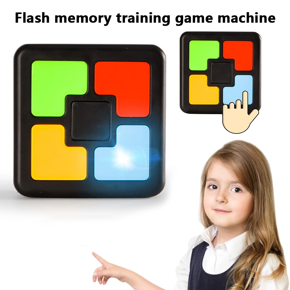 Children's Educational Games Machine Fidget Toys Innovative Interactive Flash Memory Training One-hand Game Console Puzzle Brain