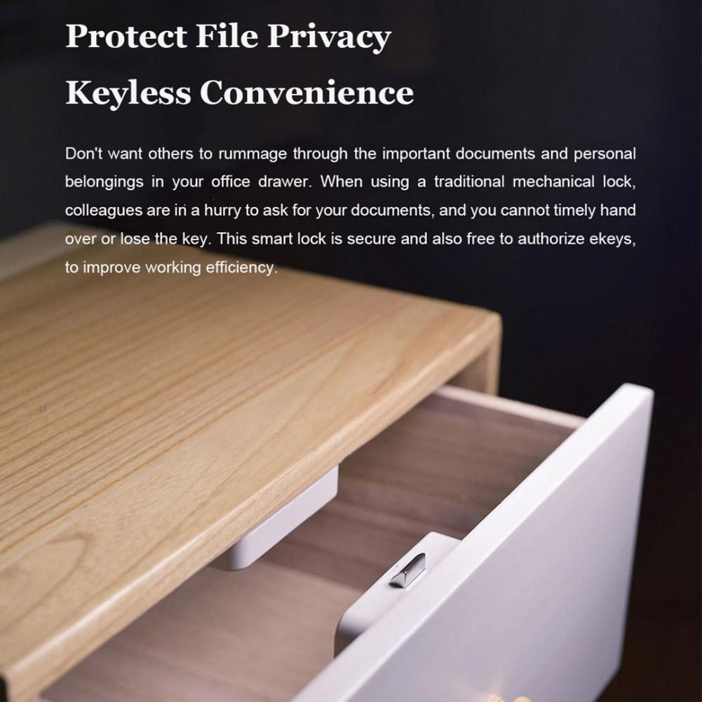 Smart Drawer Cabinet Lock Keyless Bluetooth APP Lock Child Safety File Security Lock Bluetooth APP Unlock Anti-Theft Control