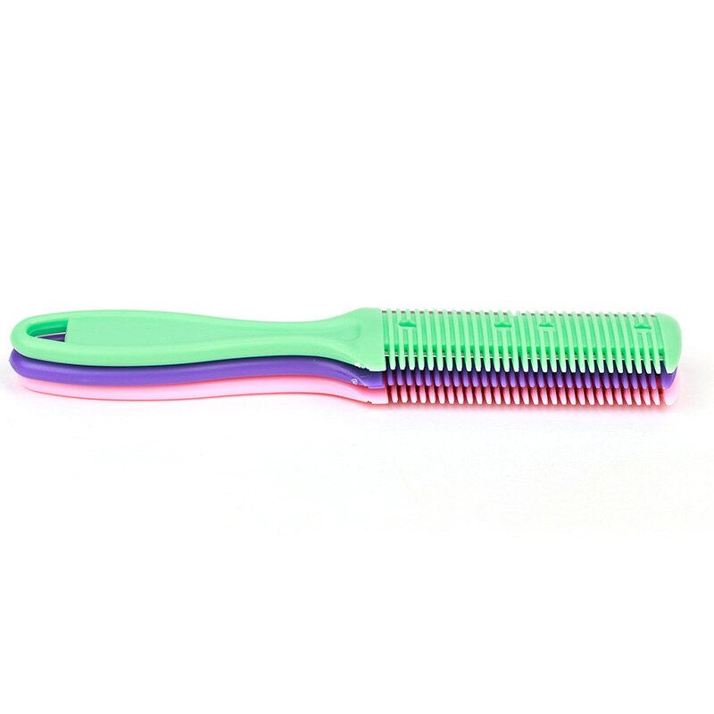 1pcs Double Sides Hair Cutter Thinning Comb with 2 Removable Blades Hair Cutting Thinning Shaper Haircut Trimmer Styling Tool
