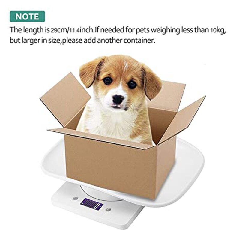 Digital Pet Scale LCD Electronic Weighing Scale Kitchen Food Scale Mini Precision Grams Weight Balance Scale