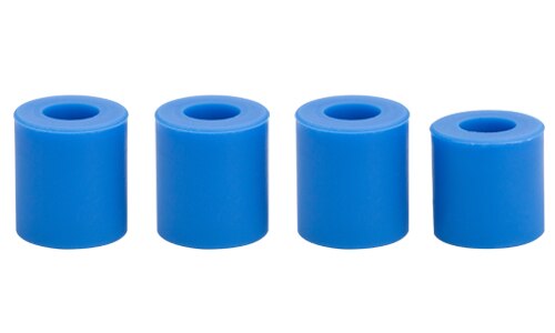 Piezas de impresora 3D, espaciador sólido de silicona de alta temperatura, columna de nivelación de cama , 3 piezas de largo + 1 pieza corta para CR-10/ CR10S Ender-3: Blue