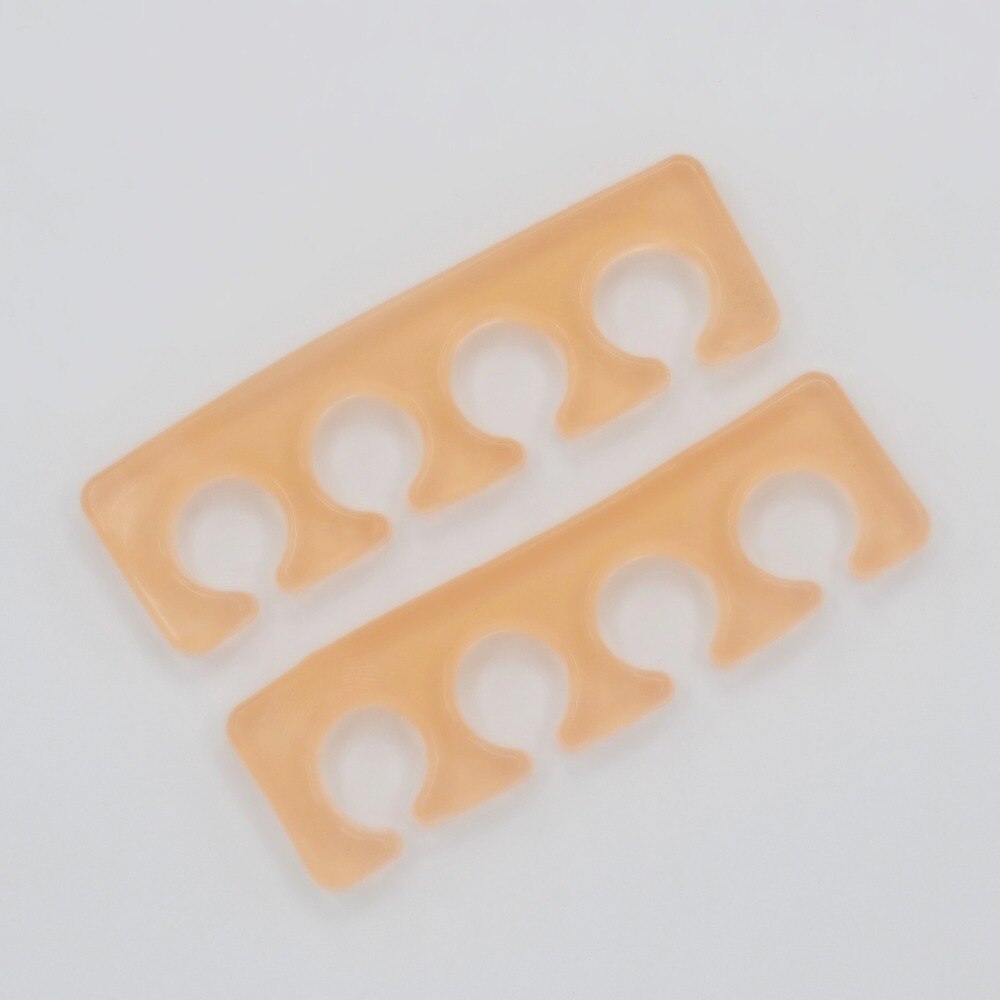 2 Stks/pak Soft Form Toe Separator/Finger Spacer Voor Manicure Pedicure Nail Tool +
