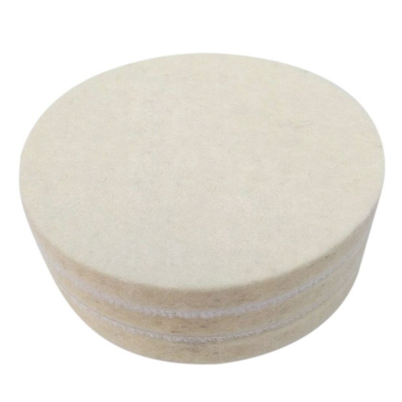 3Pcs 5inch Wool Polishing Buffing Pad Bonnets and Backing Pad with Drill Adapter Kit for Polishing Auto Car Glass Plastic Metal