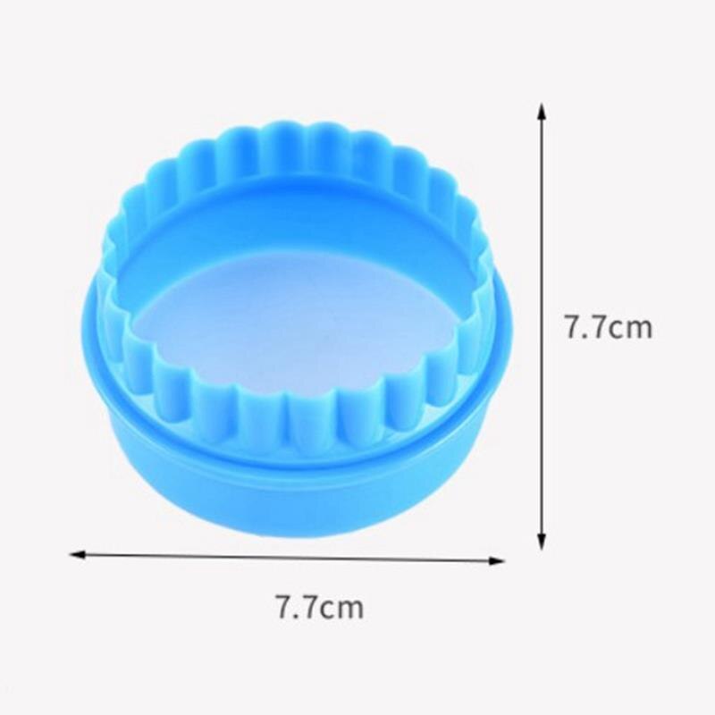 6 Stuks Cookie Cutter Cirkel Cakevorm Plastic Cookie Cutter Mold Voor Bakken Cookie Mallen Fondant Fondant Bakken Accessoires