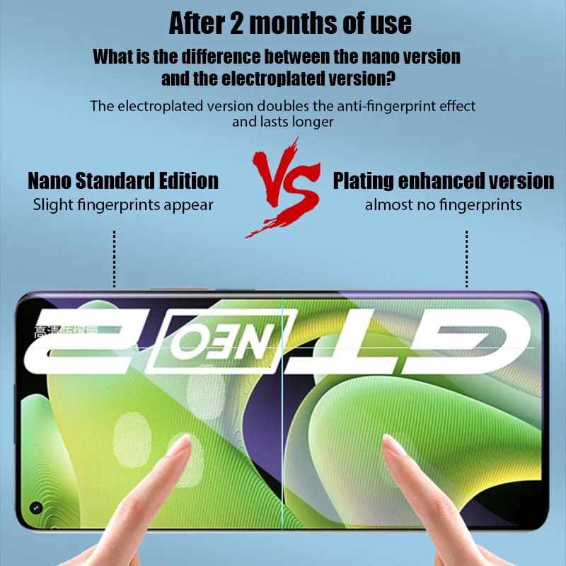 3 uds vidrio templado para Realme GT 2 Pro 8 7 9 Pro 8i 9i Protector de pantalla para Realme GT Neo 2 3 2T Q3S Q3 C21Y C25S C25Y vidrio