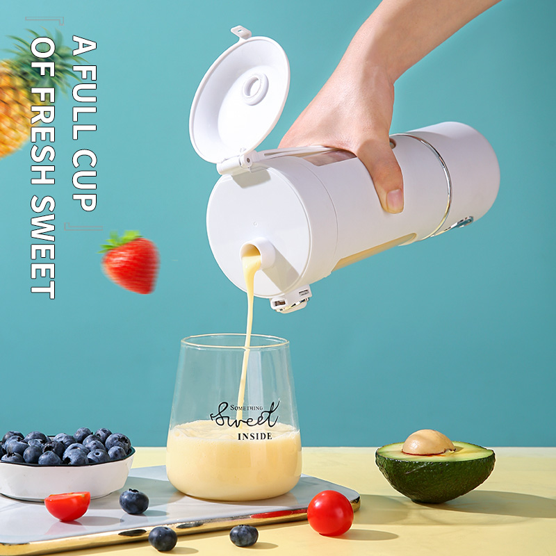 Yeni Taşınabilir Meyve Suyu Yapıcı Shake ve Smoothie'ler için Blender 700 ML Dayanıklı Paslanmaz Sıkacakları Çelik Bıçaklar Blender Smoothie Taşınabilir