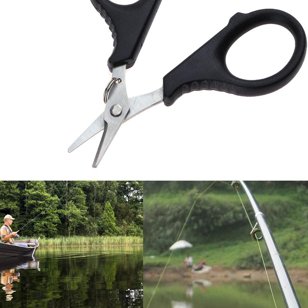 Szczypce robić połowu ze stali nierdzewnej warkocz nożycowy przecinak żyłki haczyk robić przynęty zmywacz kleszcze akcesoria wędkarskie cięcie szczypce robić ryb