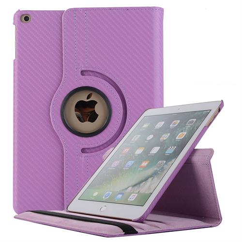 Case Voor Ipad Mini 4 Coque Funda, 360 Rotating Smart Stand Tablet Cover Case Voor Mini 5 Met Auto Slaap Wake Multi-Kijkhoek: Purple