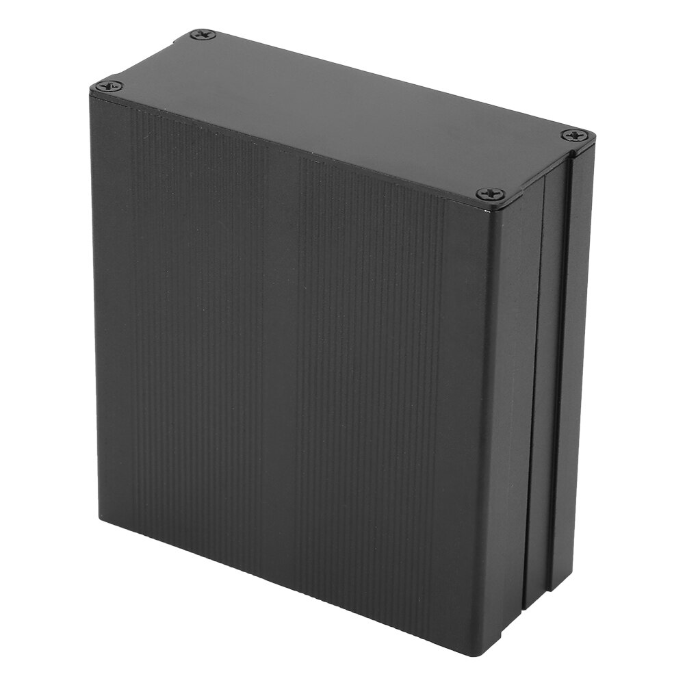 Matte Black Aluminum Printed Circuit Board Instrument Box Enclosure Electronic Project Case Housing Baffle Screw