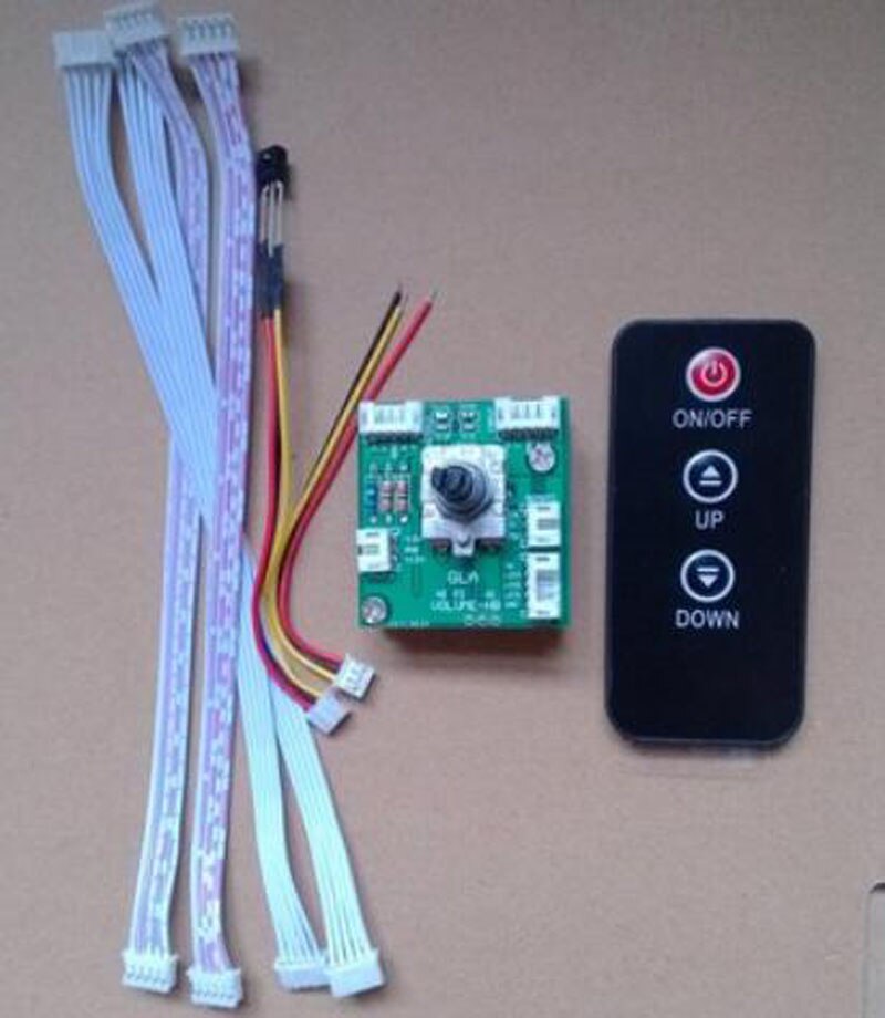 HIFI 4 channel 8 channel Remote volume control 2CH differential balance Digital Potentiometer W led Display FOR POWER Amplifier