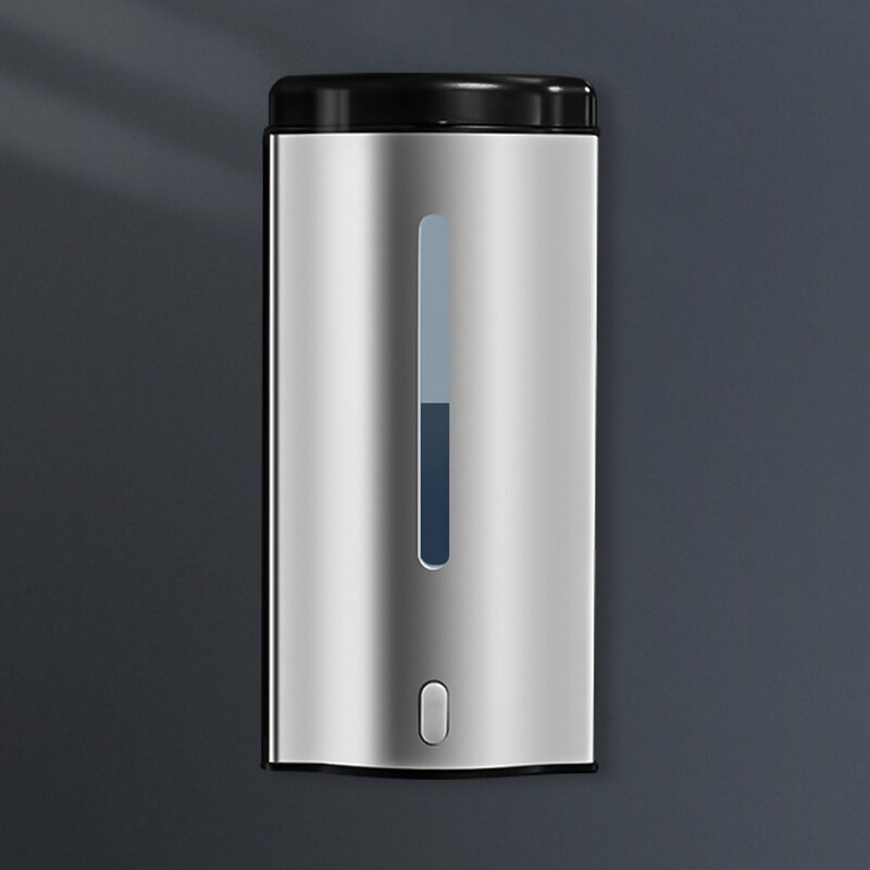 1* 600ML Stainless Steel Automatic Liquid Soap Dispensers No Touch Intelligent Soap Dispenser Hand Washing For Bathroom Kitchen: 01