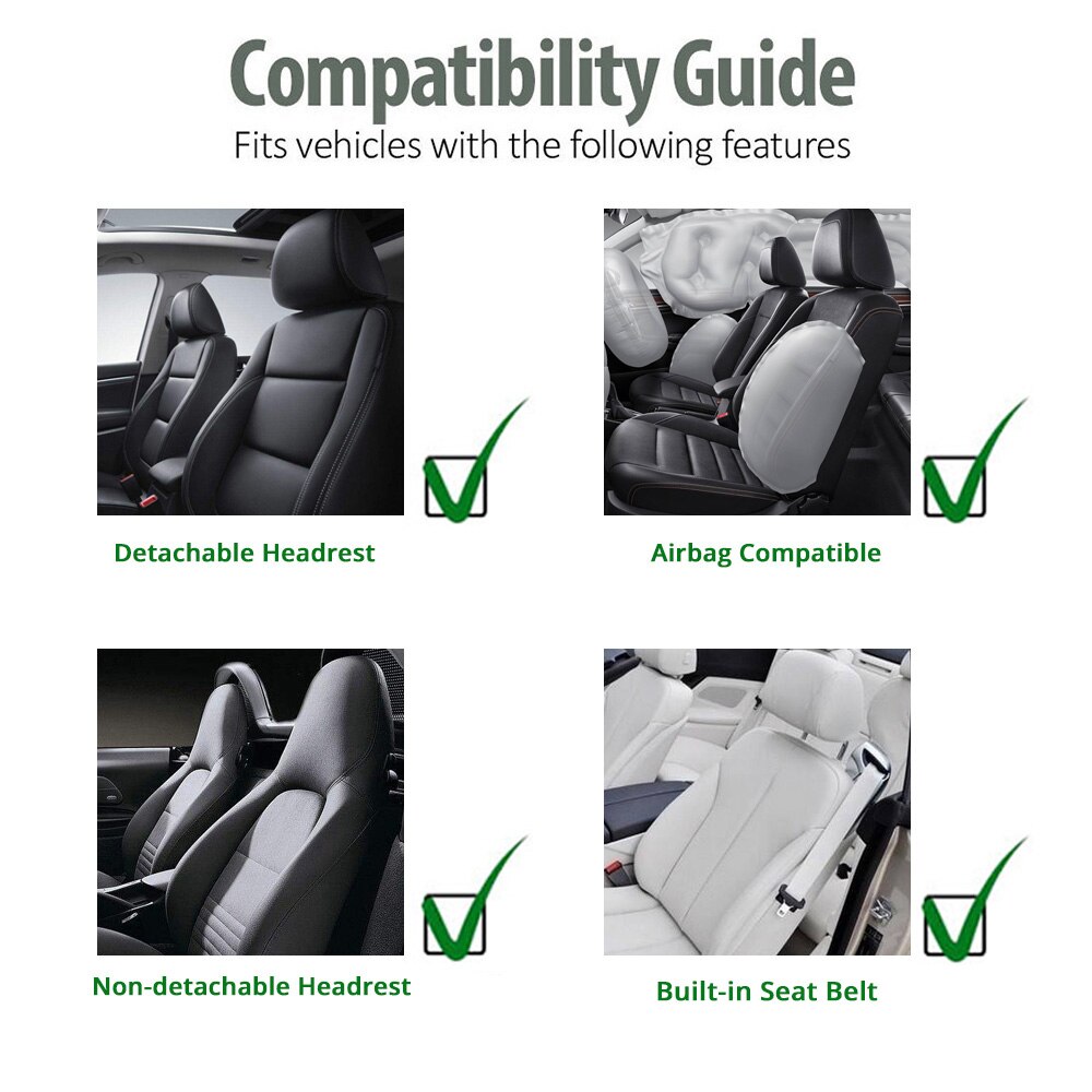 AUTOYOUTH-Funda de asiento de coche impermeable, protección negra, transpirable, de , para silla de oficina y coche, 1 unidad