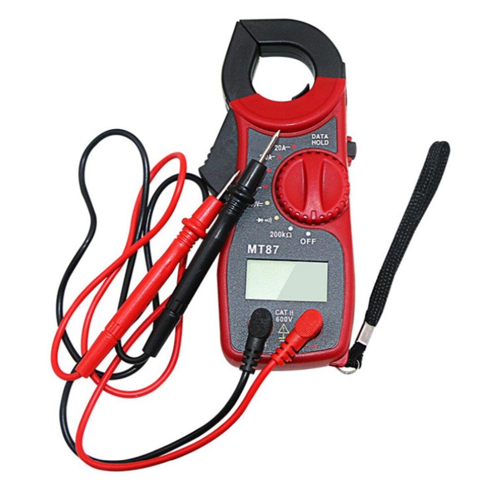 Multimeter Voltmeter Digital Clamp Meter Current Clamp AC DC Ammeter Multi-function Diode Fire Wire Tester MT-87 Clamp Meter
