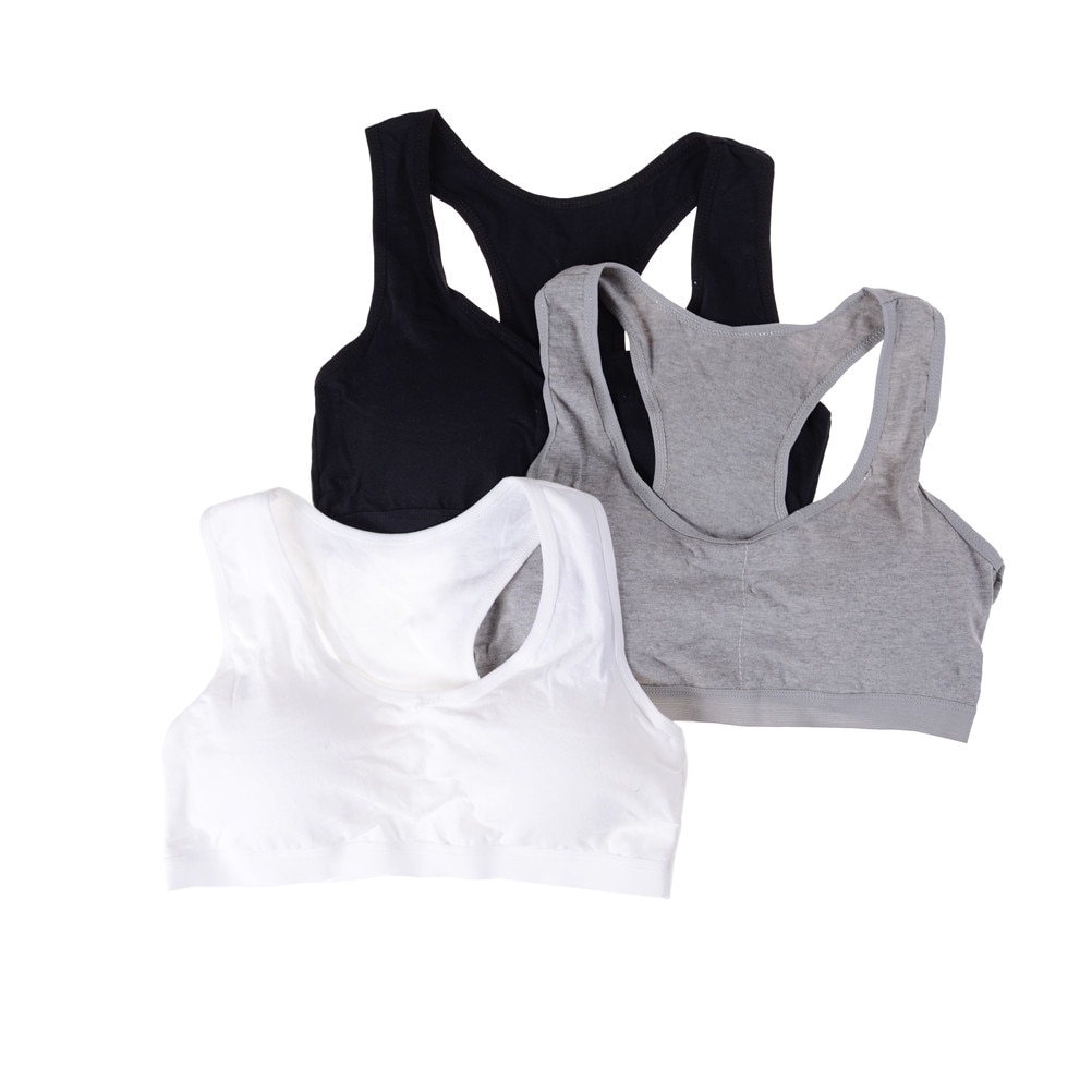 1 Pcs Tieners Meisjes Sport Beha Puberteit Ondergoed Draadloze Tiener Meisjes Sport Bh Borst Pad Katoen Jonge Meisjes Training Beha
