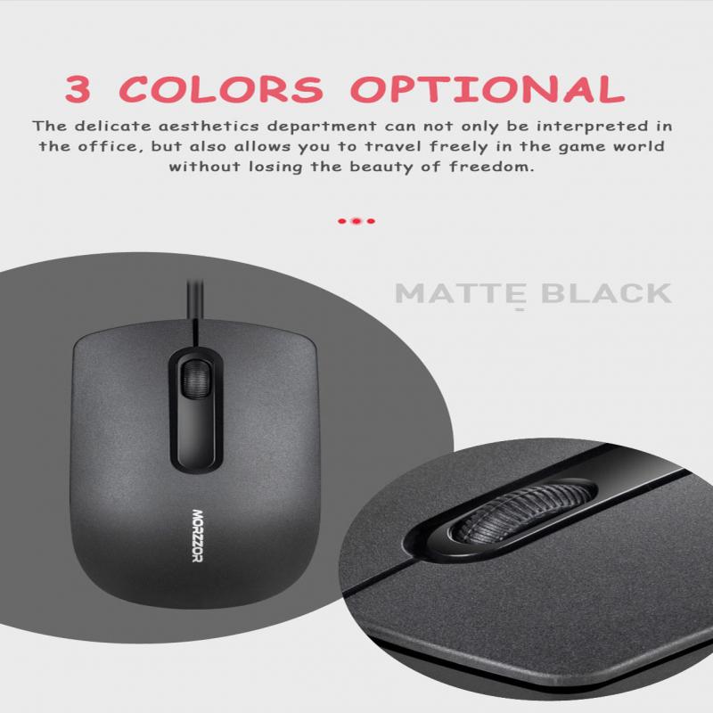 Bedrade Muis Usb Optische Muis Licht Scroll Wheel Muizen 1200Dpi Usb Mute Muis 120Cm Usb Kabel Muizen voor Laptop Computer Pc