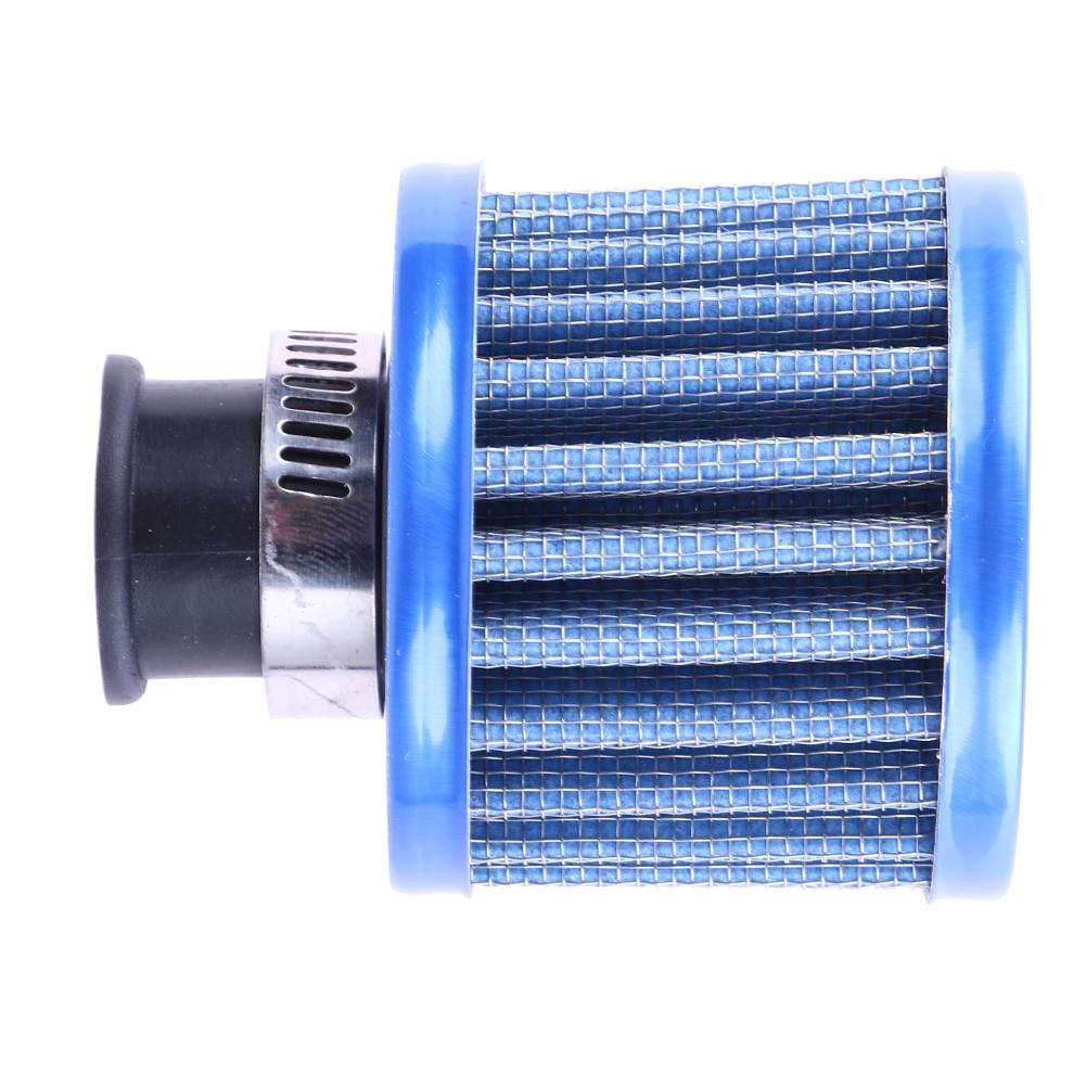 12mm Auto vehículo coche piezas de repuesto filtro de aire del coche Filtro de aire frío cárter de ventilación de Turbo aire frío Universal Kits