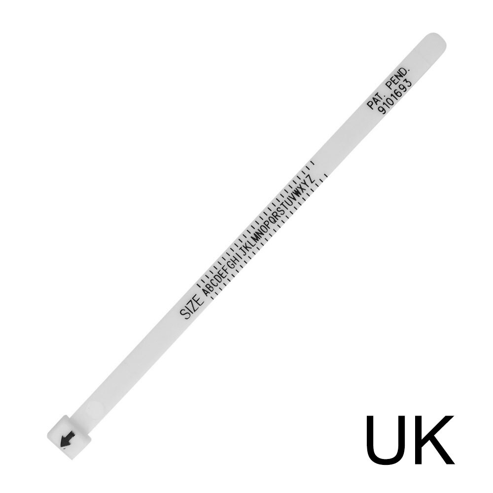 US UK Ring Sizer Measure Finger Gauge Measuring Tool Accurate For Wedding Ring: UK