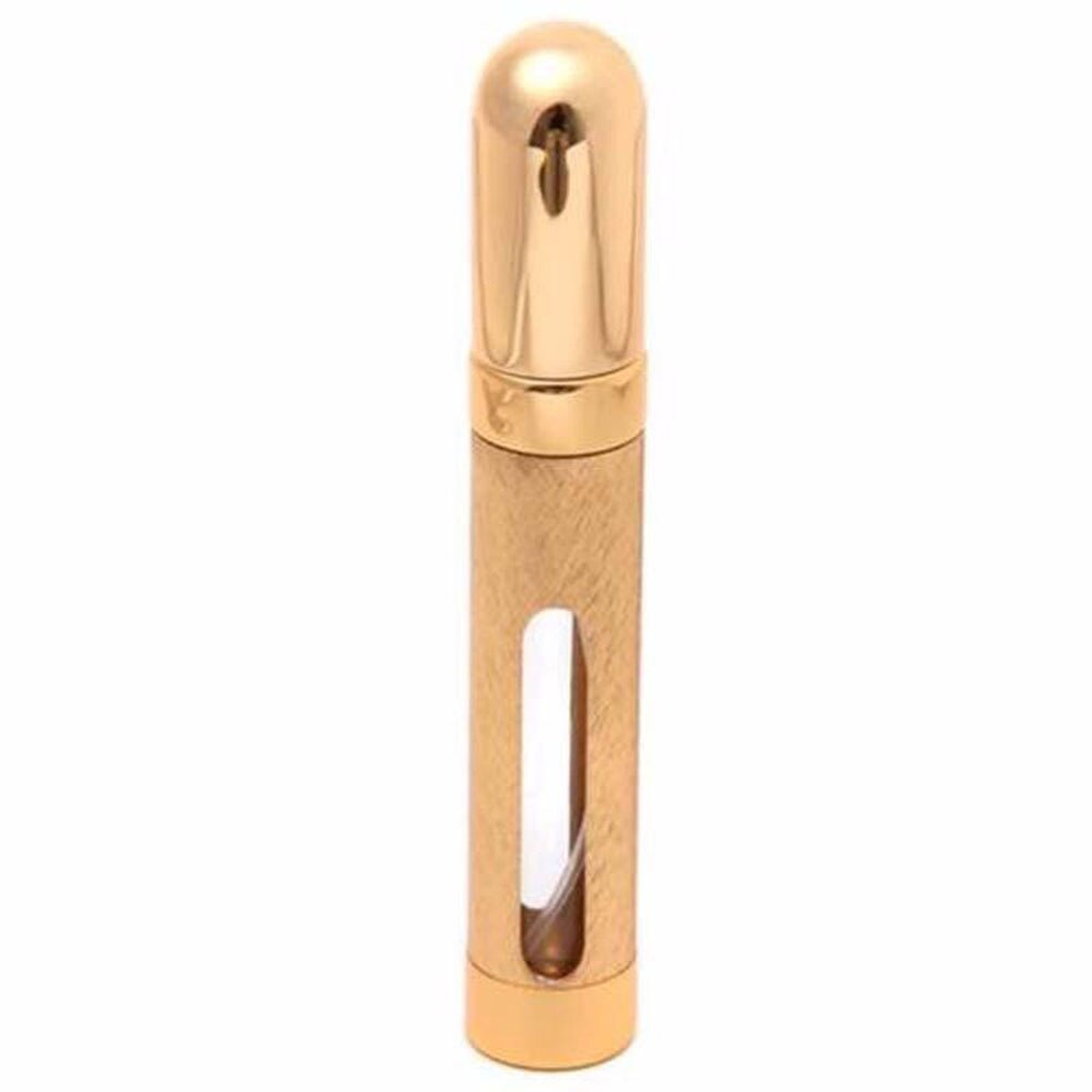 12ML Mini Travel Refillable Bottles Perfume Atomizer Portable Scent Pump Sprayer Liquid Cosmetic Dispenser: gold