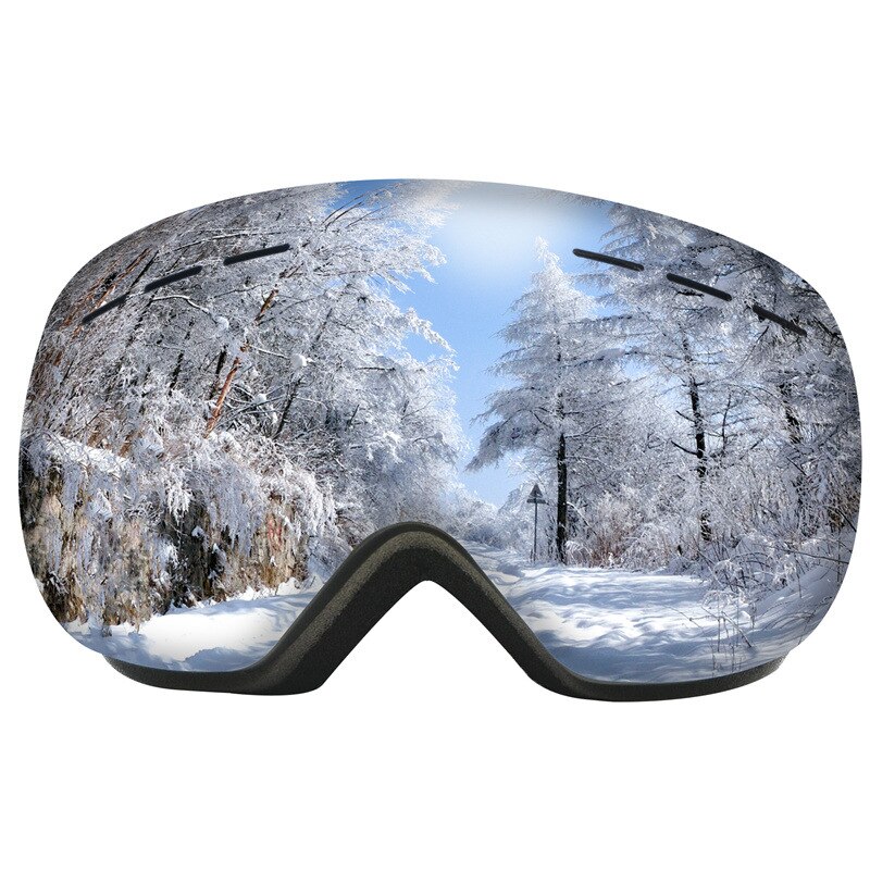 Skibril Dubbele Lagen UV400 Mannen Vrouwen Snowboard Bril Bescherming Anti-Fog Snowboard Goggles Eyewear Masker Sneeuw Bril