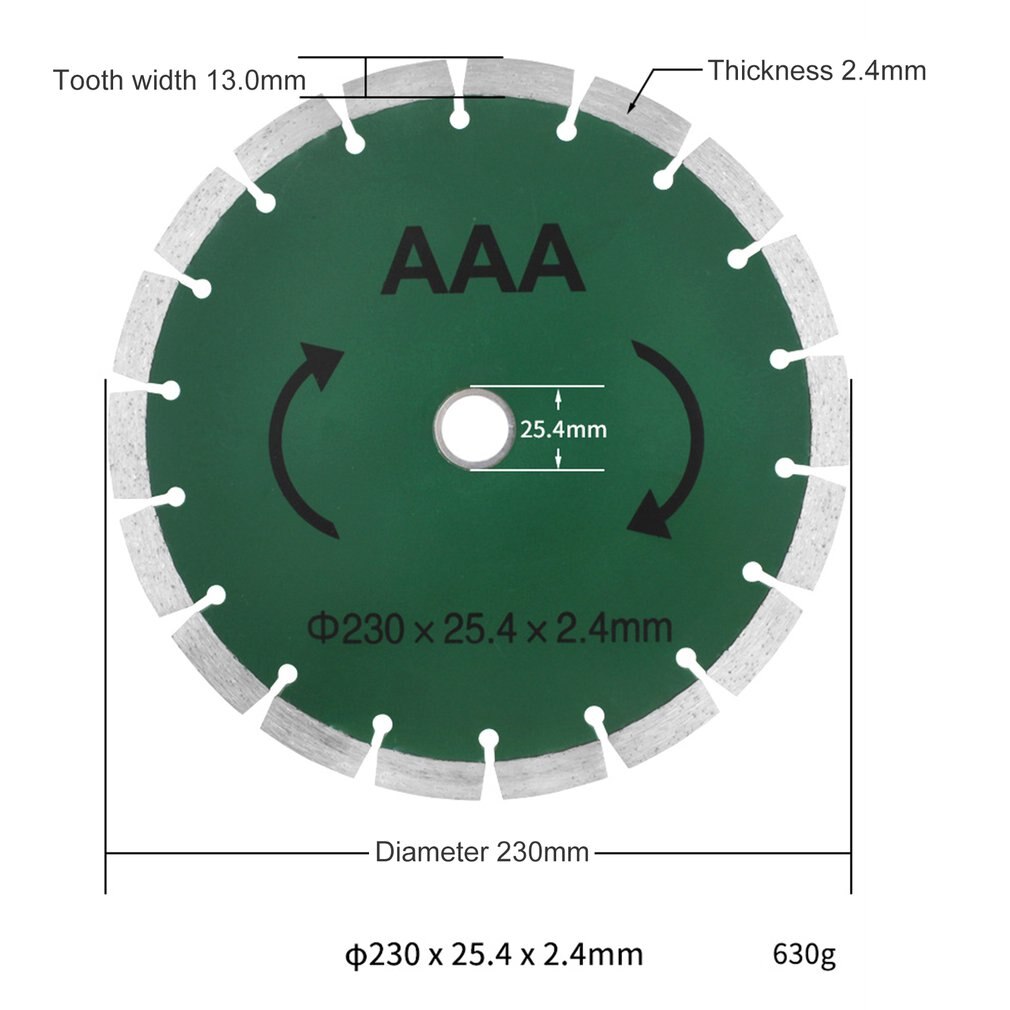 Diamond Circular Saw Blades Diamond Saw Disc Cutting Stone Granite Marble Concrete Cutting Tool Blade Dry Cutting Disc
