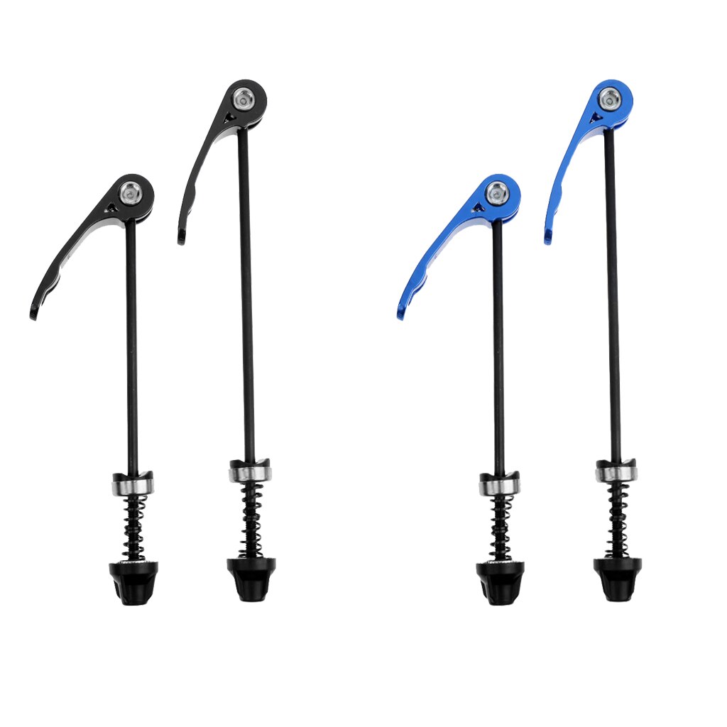 2 Pieces Front + Rear Skewers Quick Release Axle Wheel 167 / 195mm