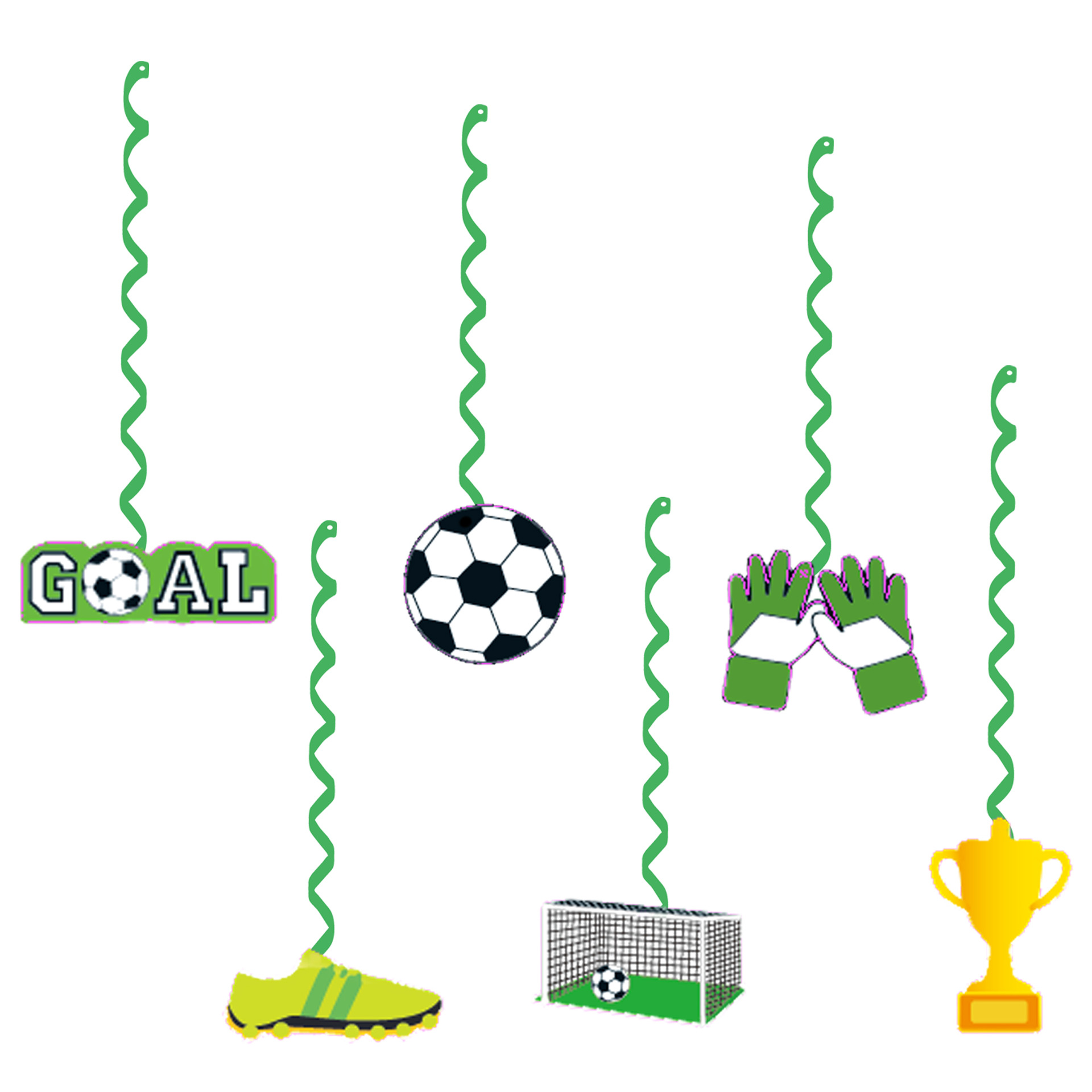 Decoraciones de de cumpleaños de fútbol para niños, globos de temática de fútbol, juego de vajilla para niños, platos de papel, servilletas, tazas, bandera: Blanco