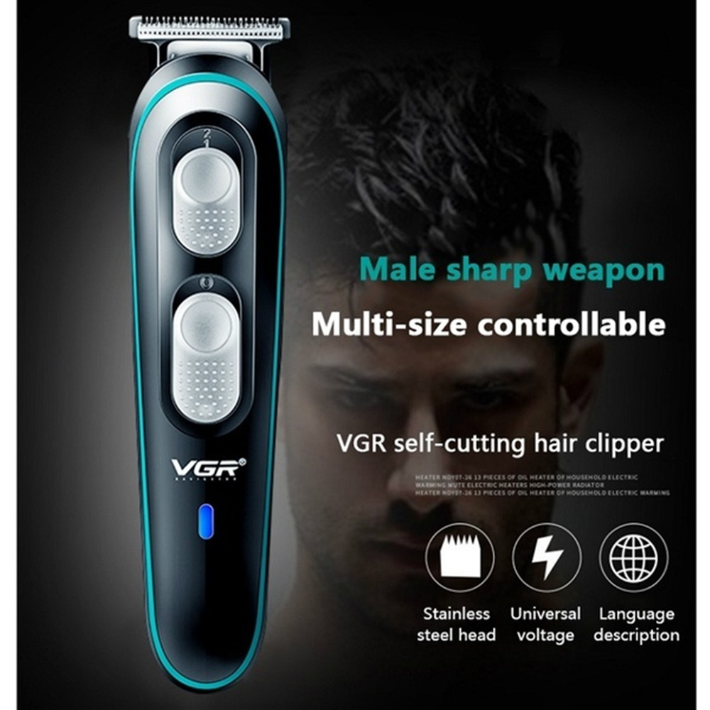 Elektriske hårklippere usb genopladelig trimmer frisørsalon hjem multifunktionel hovedskærermaskine