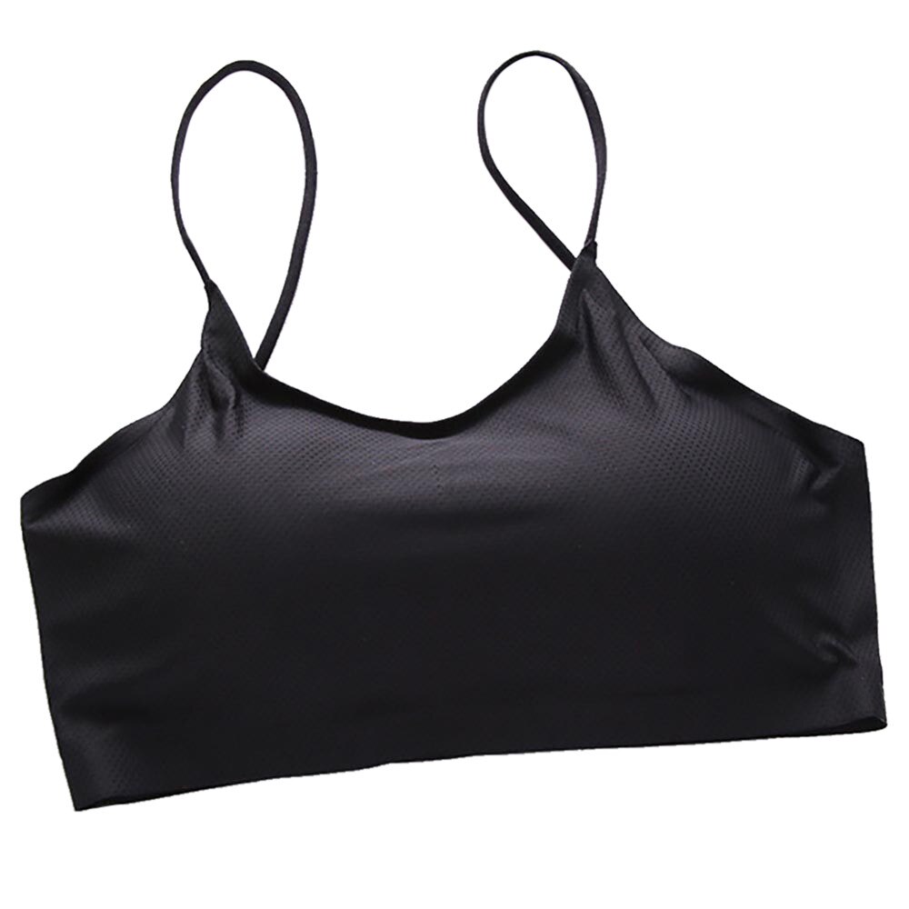 Women Sexy Bra Top Breathable Chest Pad Wearing Sports Underwear Bras Brassiere Femme Crop Top